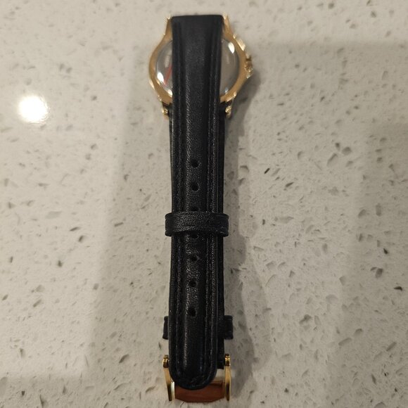 Women Movado Museum Watch 18K Gold Plated Stainless Back Leather Wristband main image 7